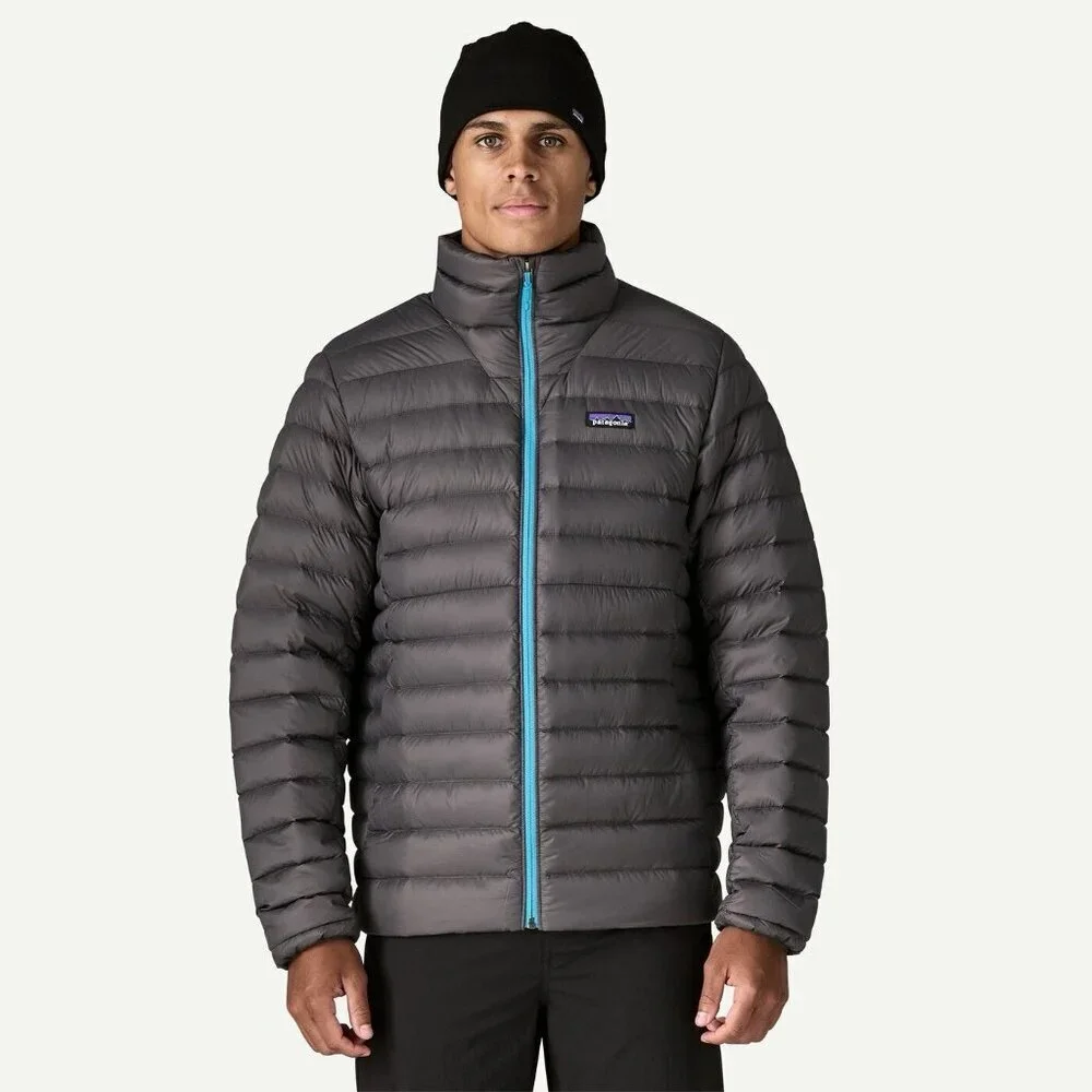 Patagonia Men's Size XXL Gray Down Sweater Insulated Puffer Jacket #84675 NWT